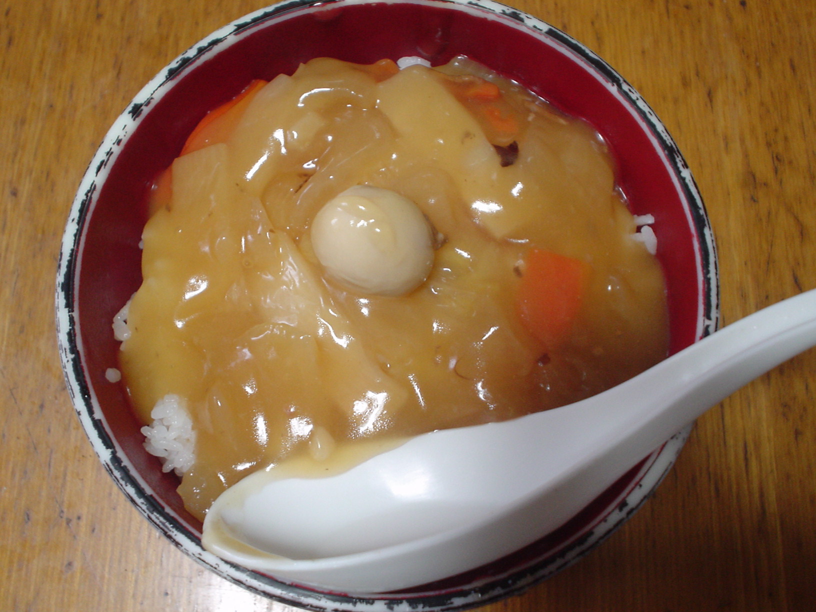 １０月４日 今日は セブンイレブンのレトルト中華丼 男の簡単昼ご飯